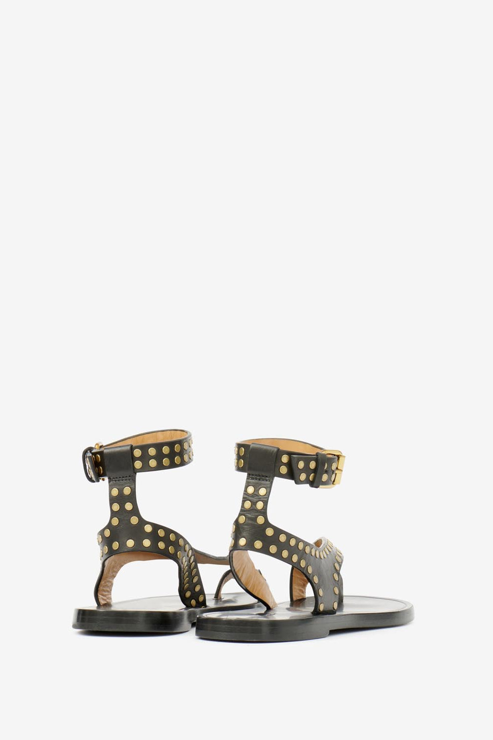 Jiona sandali con borchie - Black and gold - Woman - 2