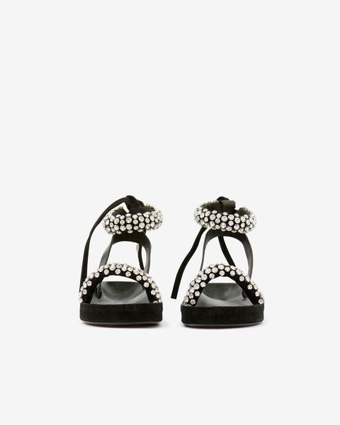 Breena Sandals Woman black | ISABEL MARANT Official online store