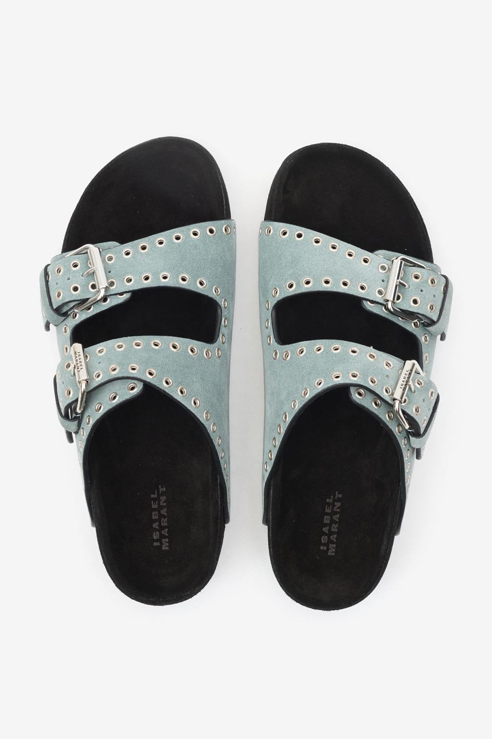 Sandali aperti in pelle lennyo - Sea green - Woman - 4