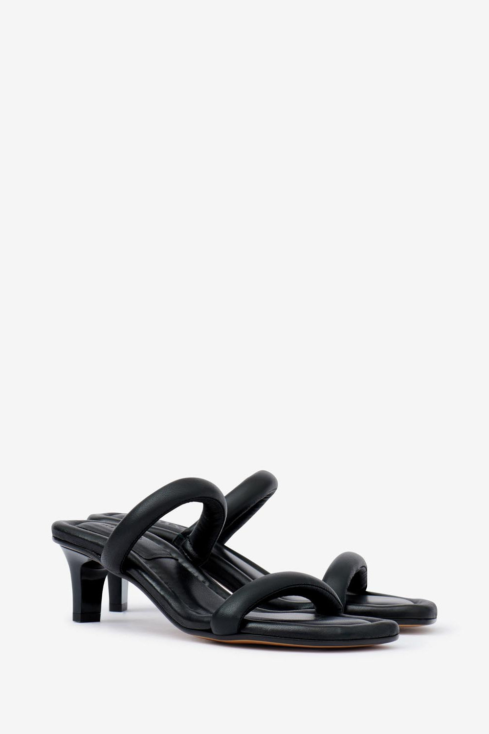 Sandalias de piel roreen - Negro - Woman - 5