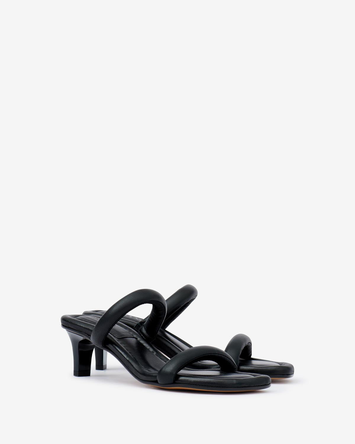 Sandales en cuir roreen - Noir - Woman - 5