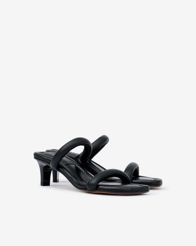 Sandales en cuir roreen - Noir - Woman - 3
