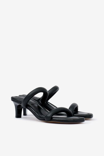 Sandalias de piel roreen - Negro - Woman - 3