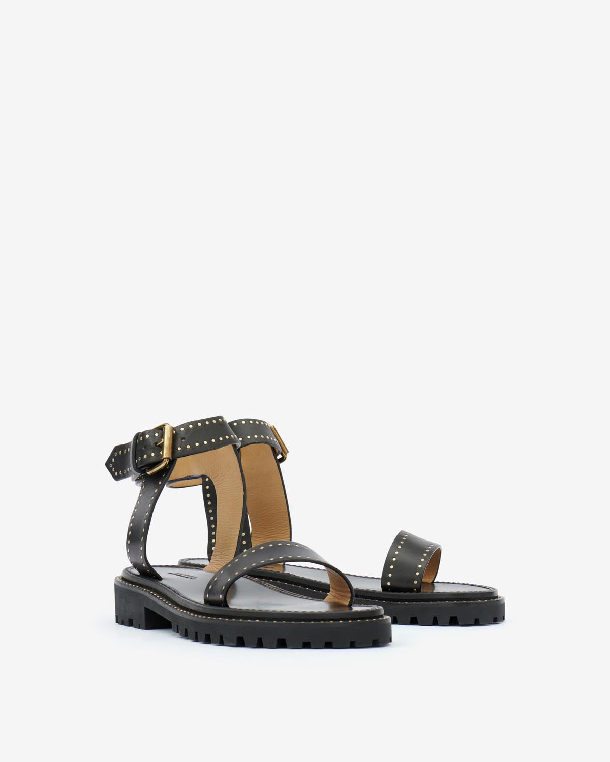 ISABEL MARANT ヒール 38 ISABEL MARANT Vikto studded suede sandals | NET-A-PORTER