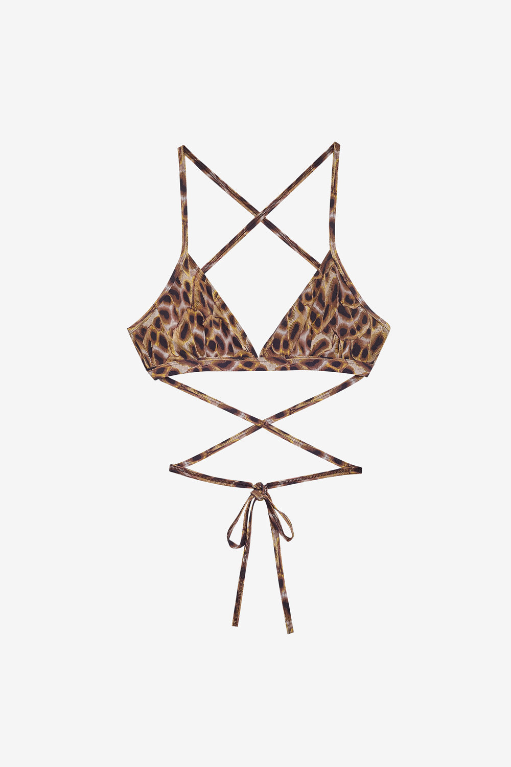 Bikini-top mit print solange - Ochre - Woman - 1