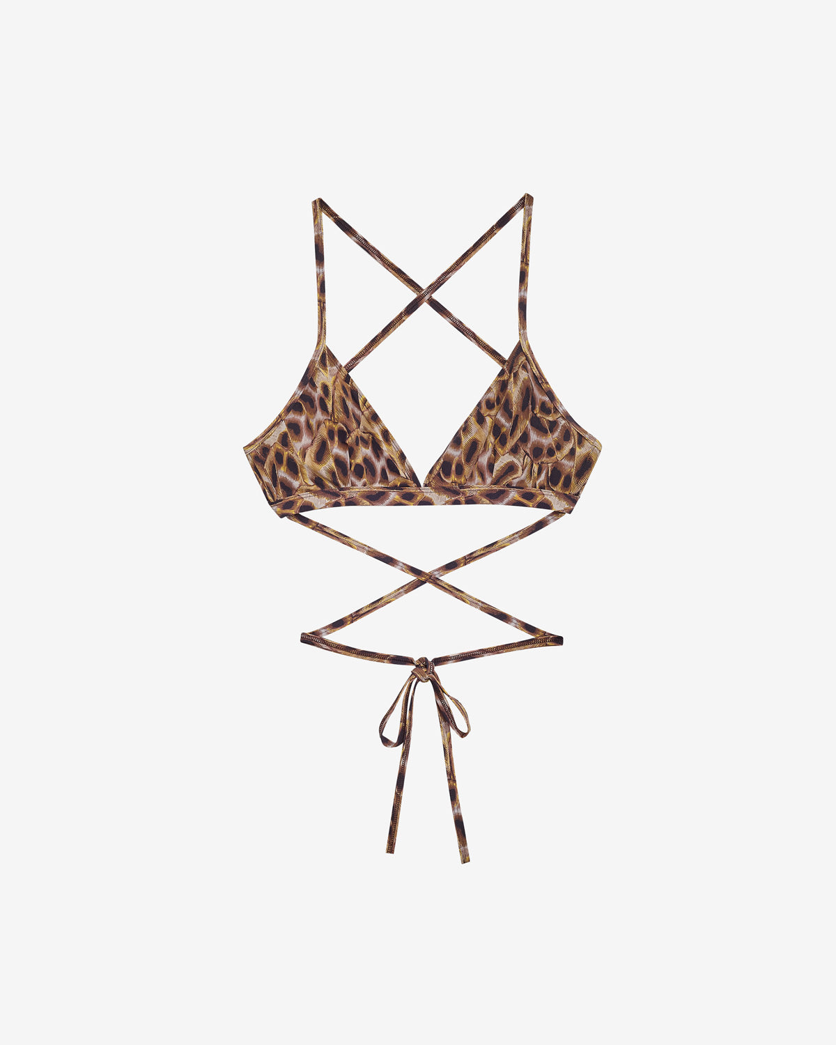 Bikini-top mit print solange - Ochre - Woman - 1
