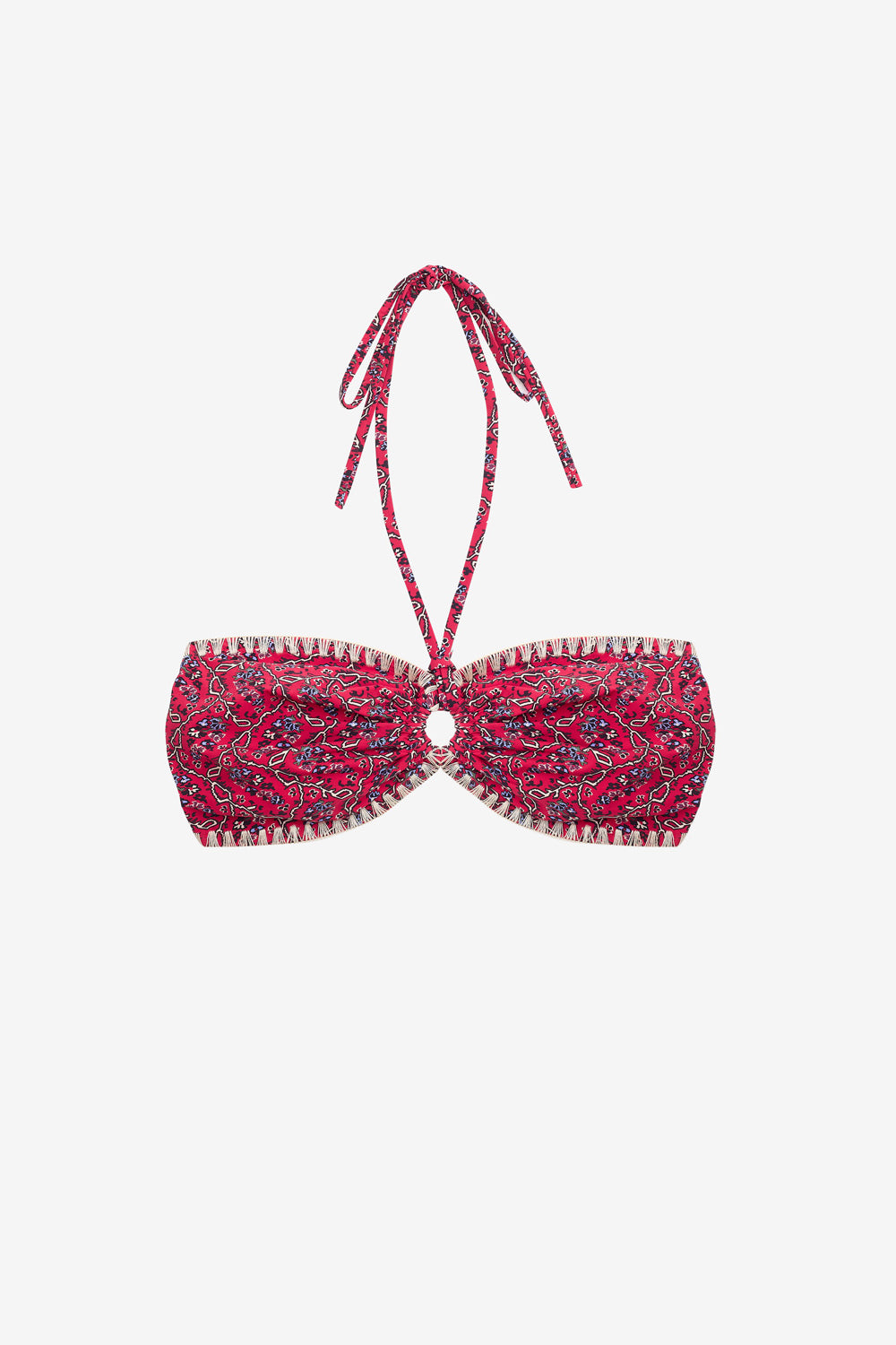Bikini-top mit print starnea - Cranberry - Woman - 1