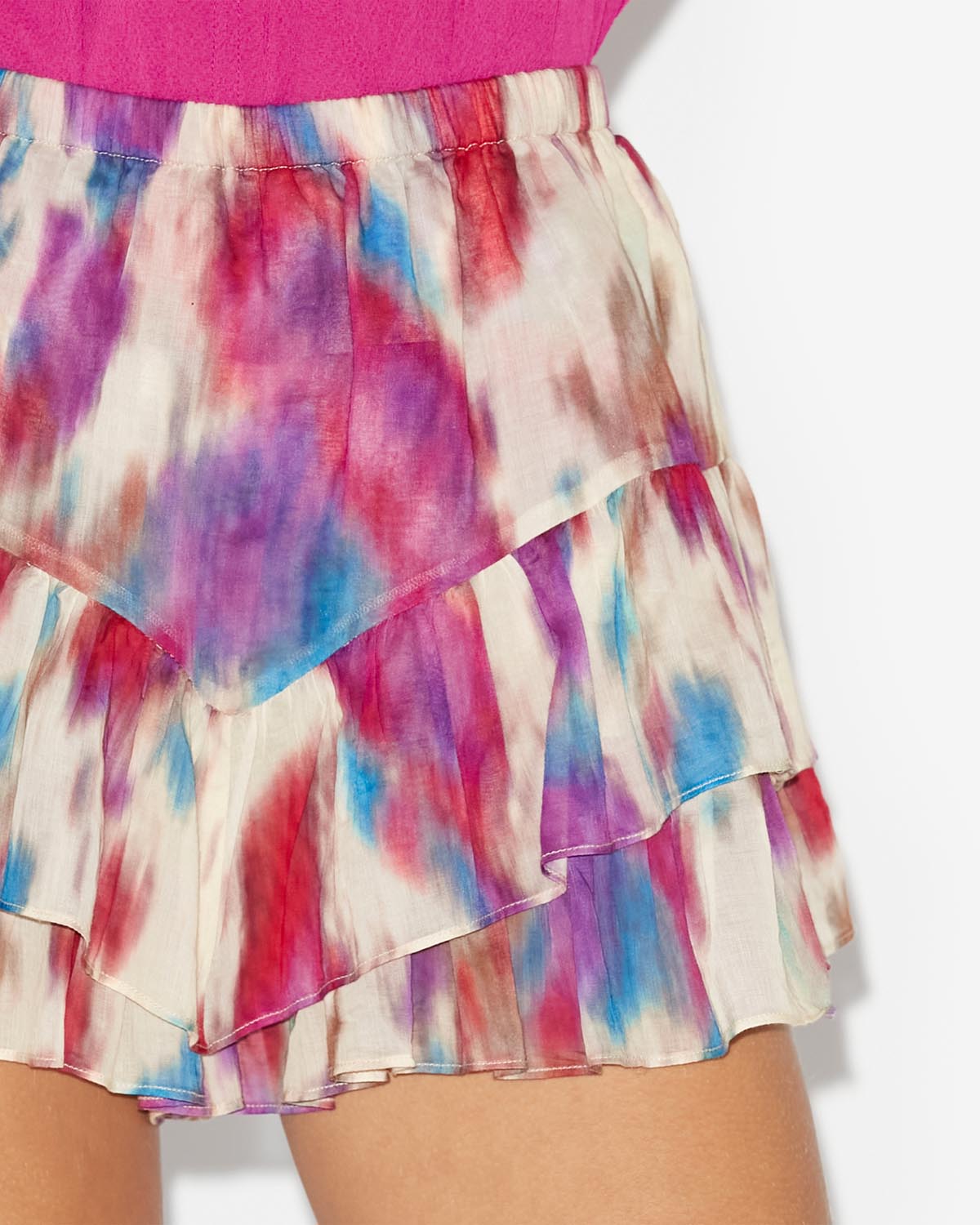 Jocadia shorts - Beige-raspberry - Woman - 2