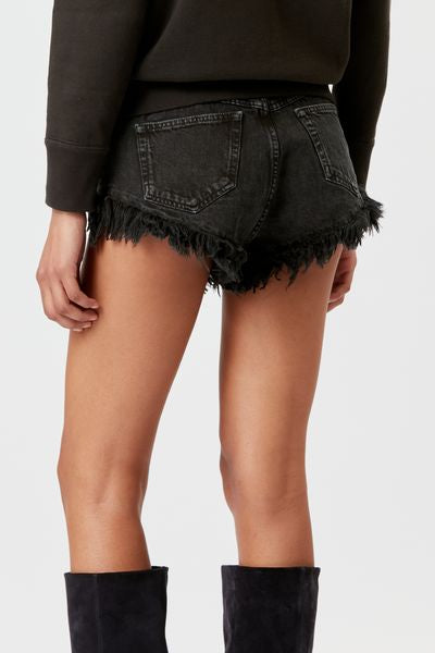 Pantalones cortos vaqueros eneidao - Negro lavado - Woman - 5