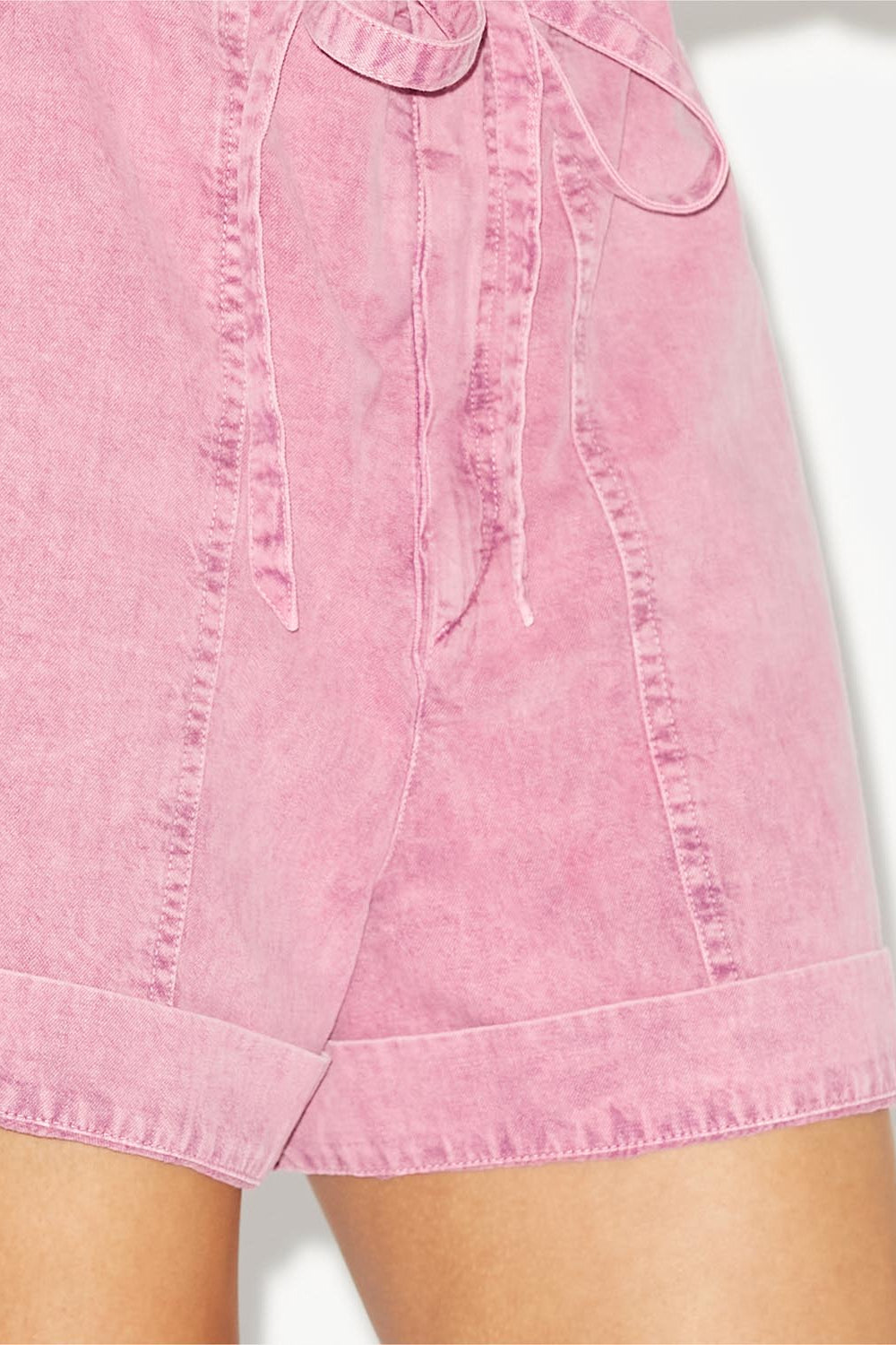 Ipolyte denim shorts - Pink - Woman - 3