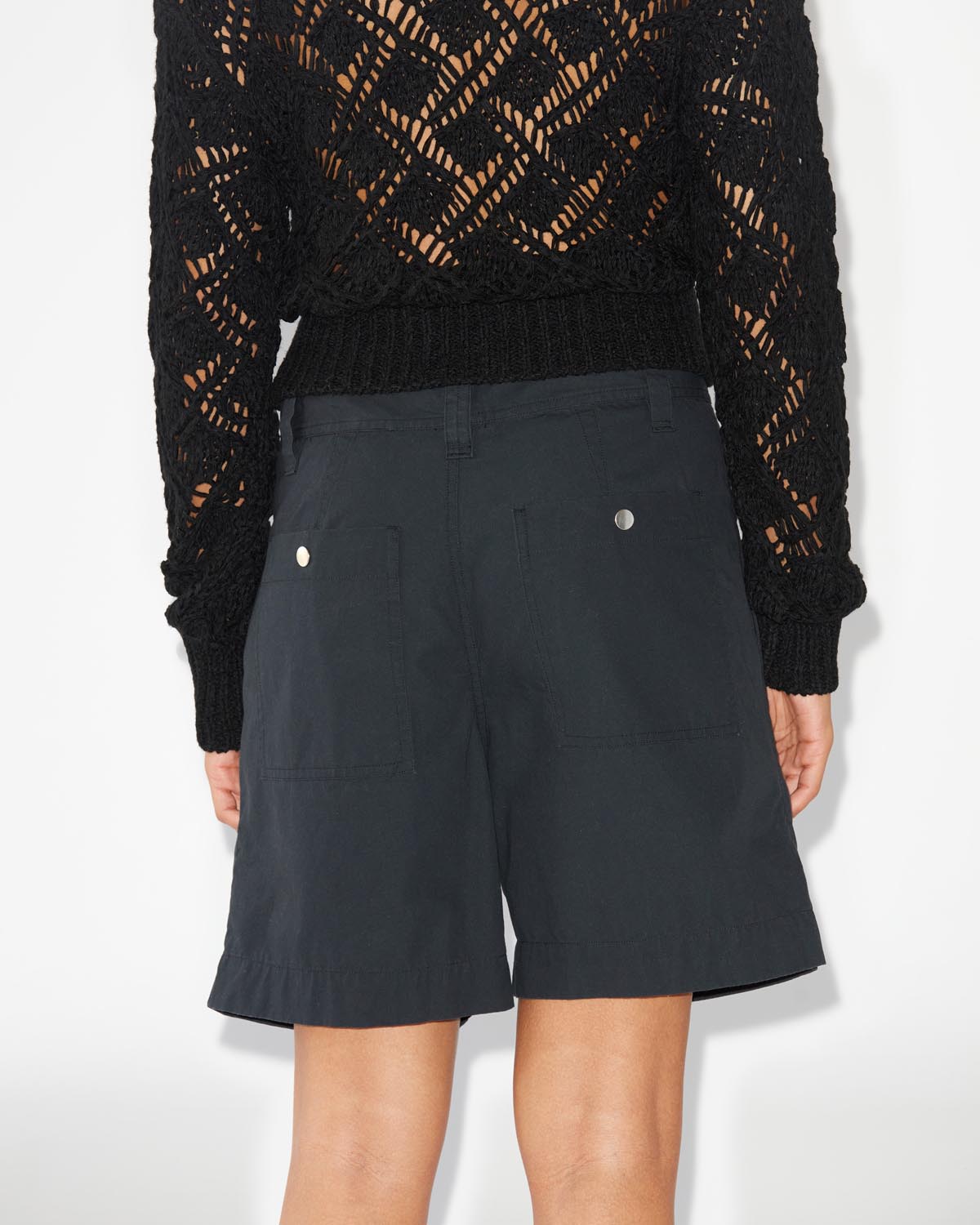 Kynan ショートパンツ - ウォッシュドブラック - Woman - 4