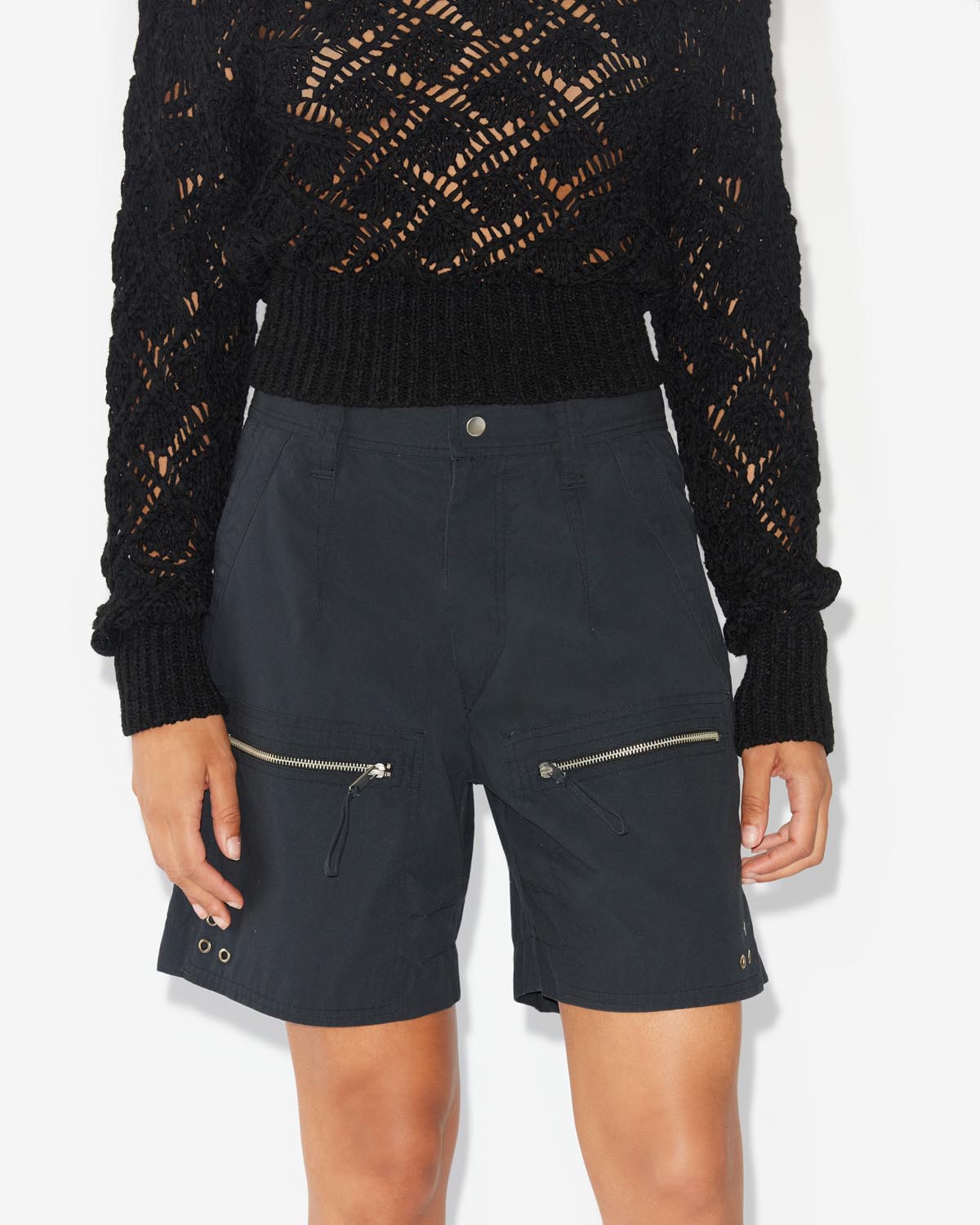 Kynan ショートパンツ - ウォッシュドブラック - Woman - 3