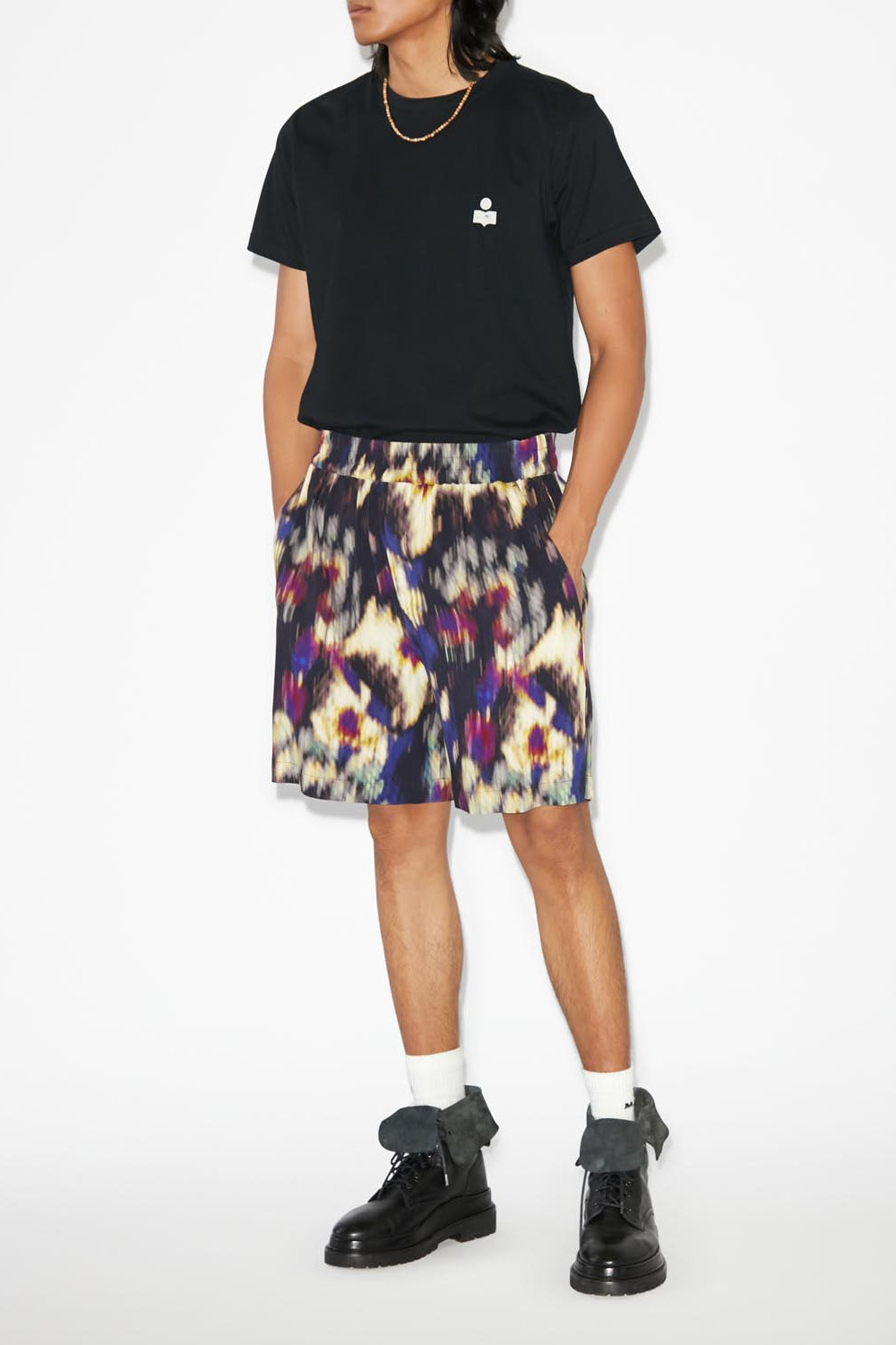 Vataya shorts - Ochre-black - Man - 2