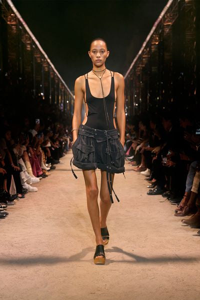 Short fluide uni heidi - Noir délavé - Woman - 2