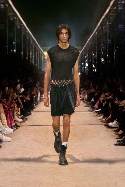 Norman flowing shorts - Black - Man - 2