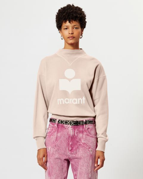 Moby sweatshirt Woman Pearl rose-ecru 8