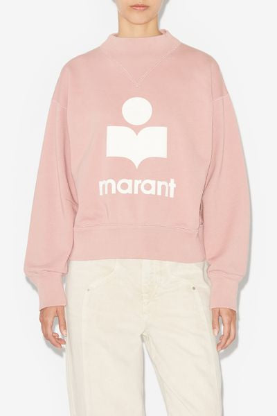 Sudadera moby con logotipo - Light pink - Woman - 3