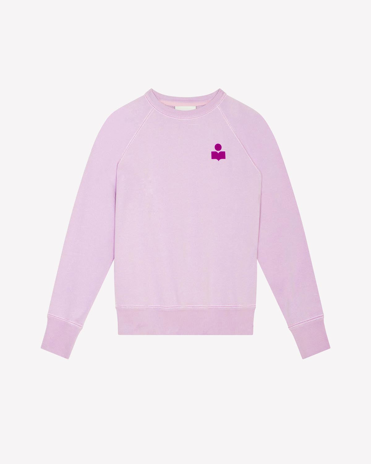 Sudadera de algodón con logo milla - Lilac-purple - Woman - 5