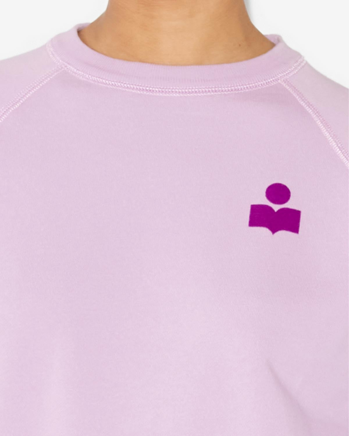 Sudadera de algodón con logo milla - Lilac-purple - Woman - 2