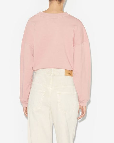 Margo cropped logo-print sweatshirt - Light pink - Woman - 4