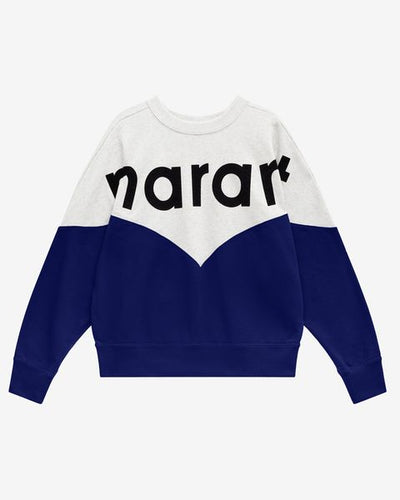 Sweatshirt bicolore marant houston - Bleu clair - Woman - 5