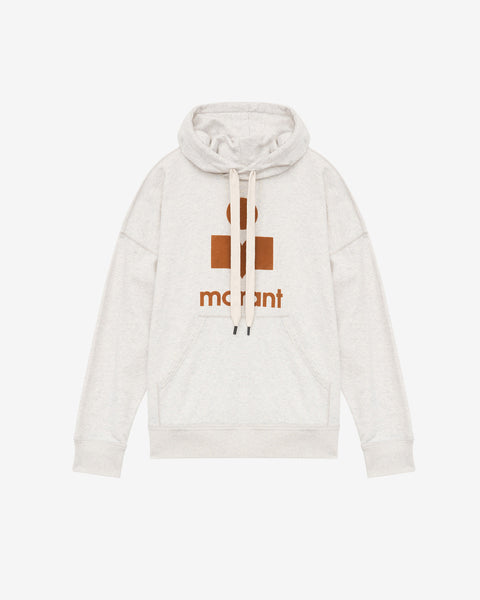 Tシャツ・カットソー ISABEL MARANT Men Hoodies SW0029HAB1M18H23EC Gray MIKOY SWEATSHIRT Man gray-red | ISABEL MARANT Official