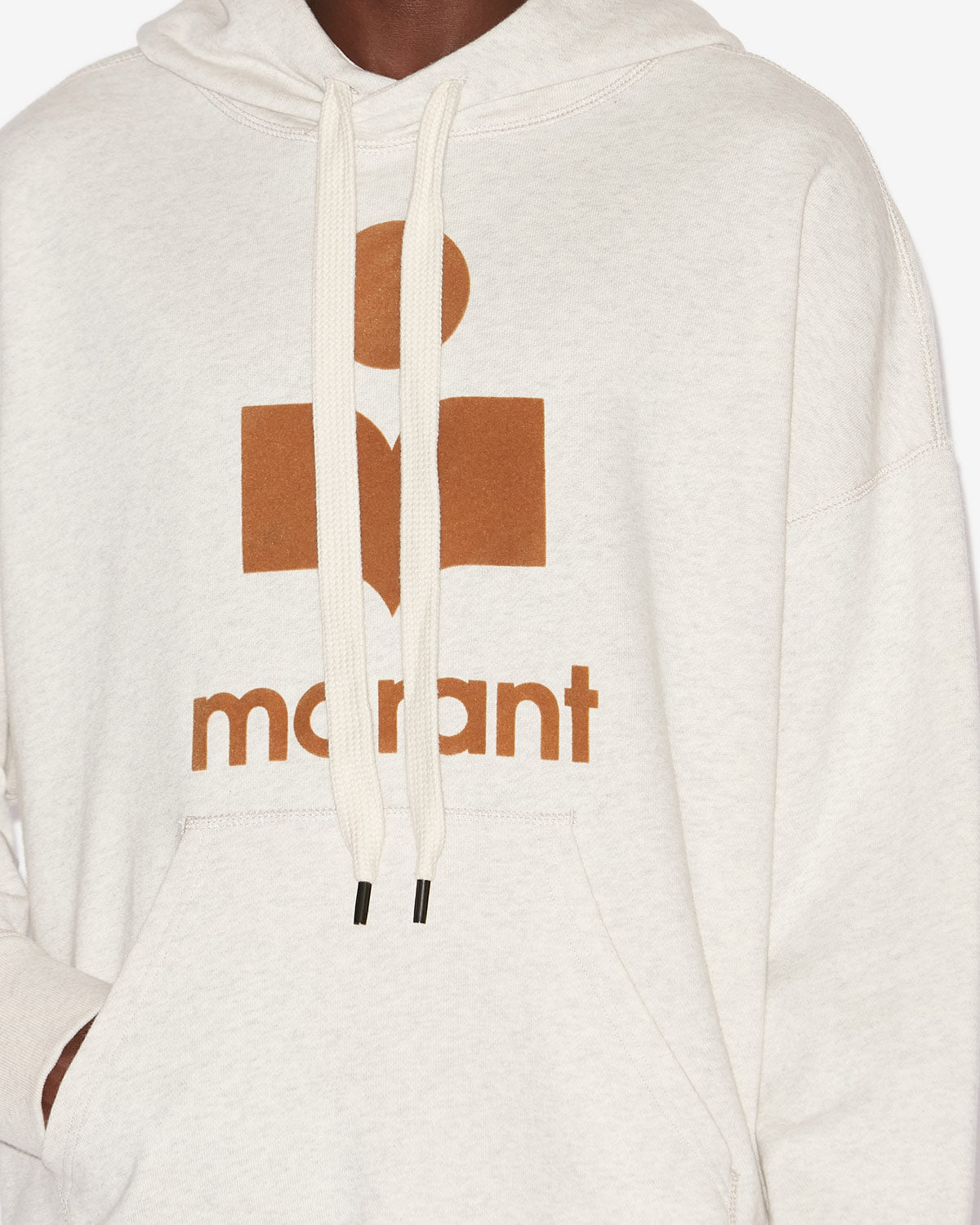 MILEY SWEATSHIRT Man Ecru Camel ISABEL MARANT Official online store