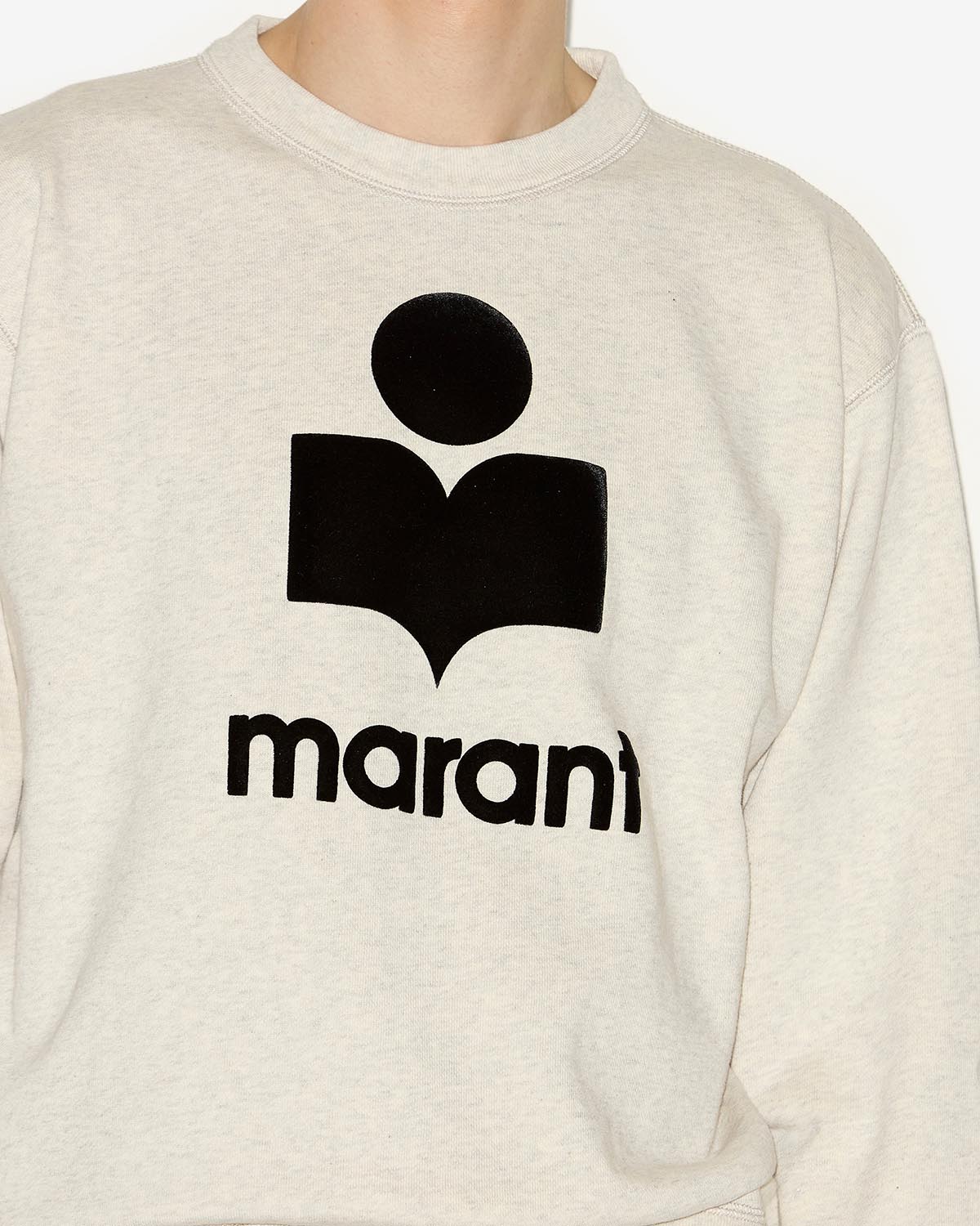 Mikoy cotton logo sweatshirt - Ecru - Man - 2