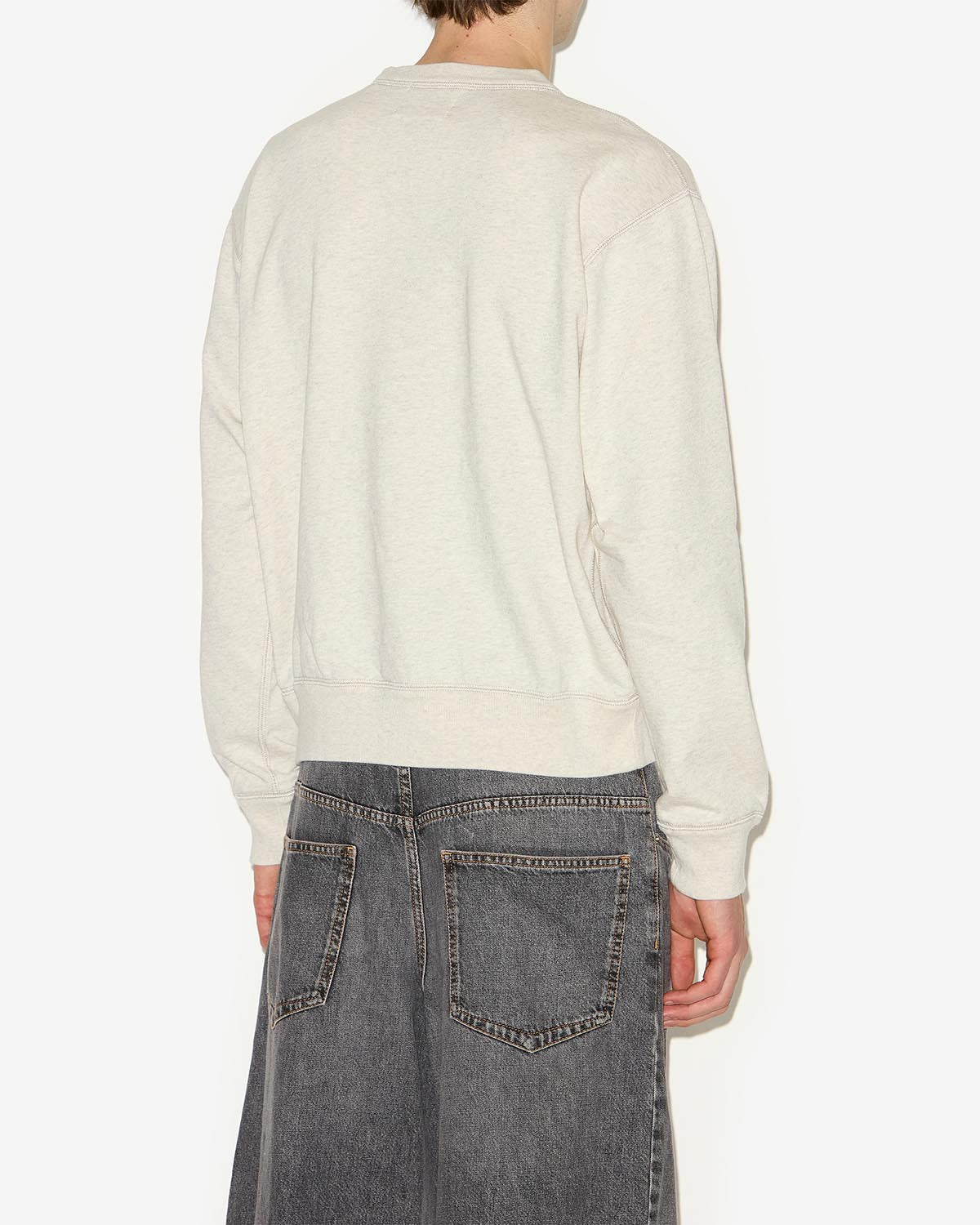 Mikoy cotton logo sweatshirt - Ecru - Man - 4