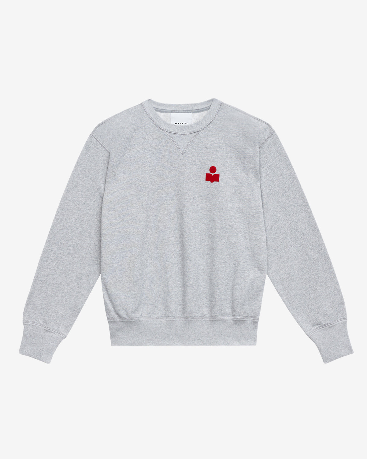 Sweatshirt mike aus baumwolle mit logo - Gray-red - Man - 5