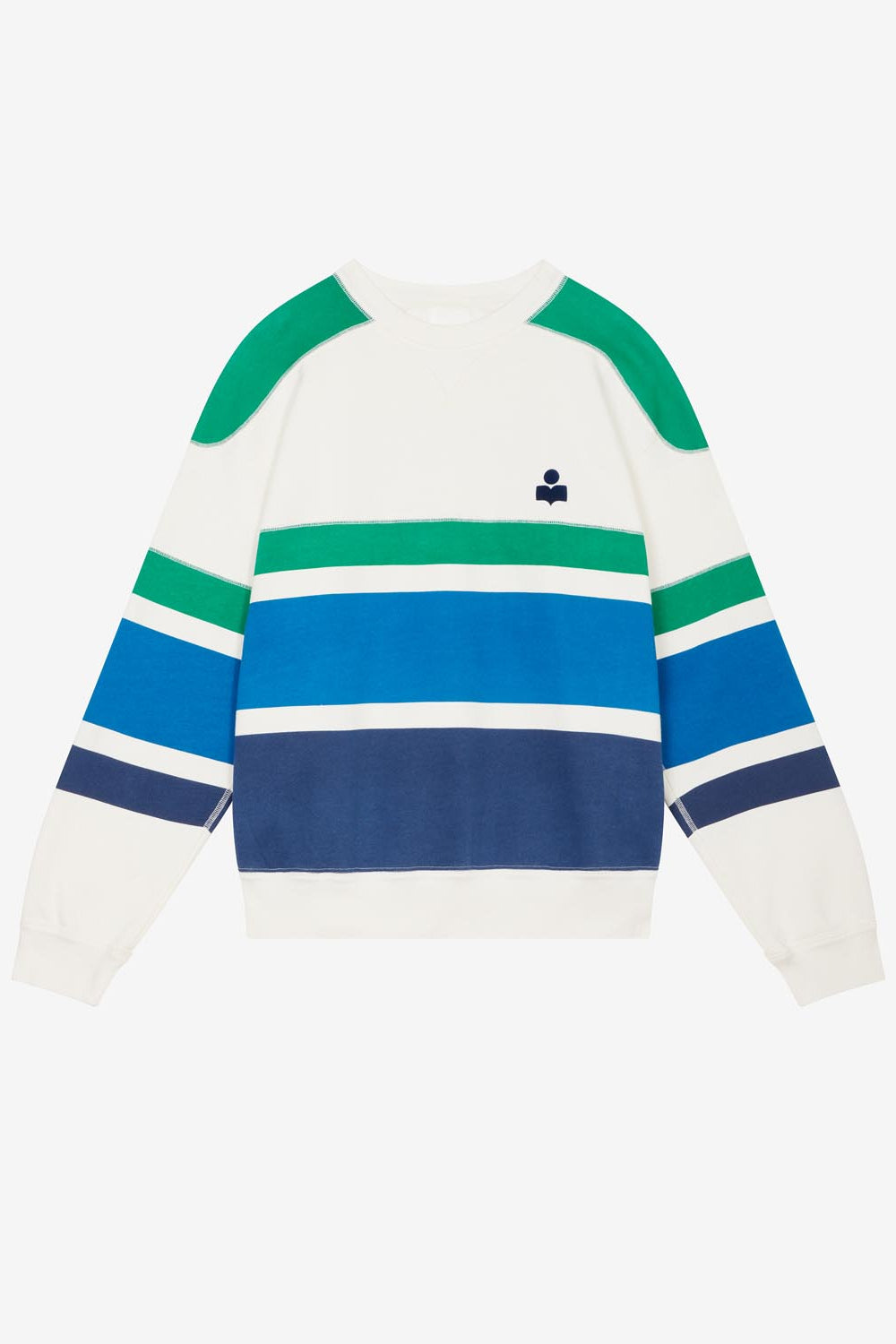 Sweatshirt meyoan - Écru et bleu - Man - 1