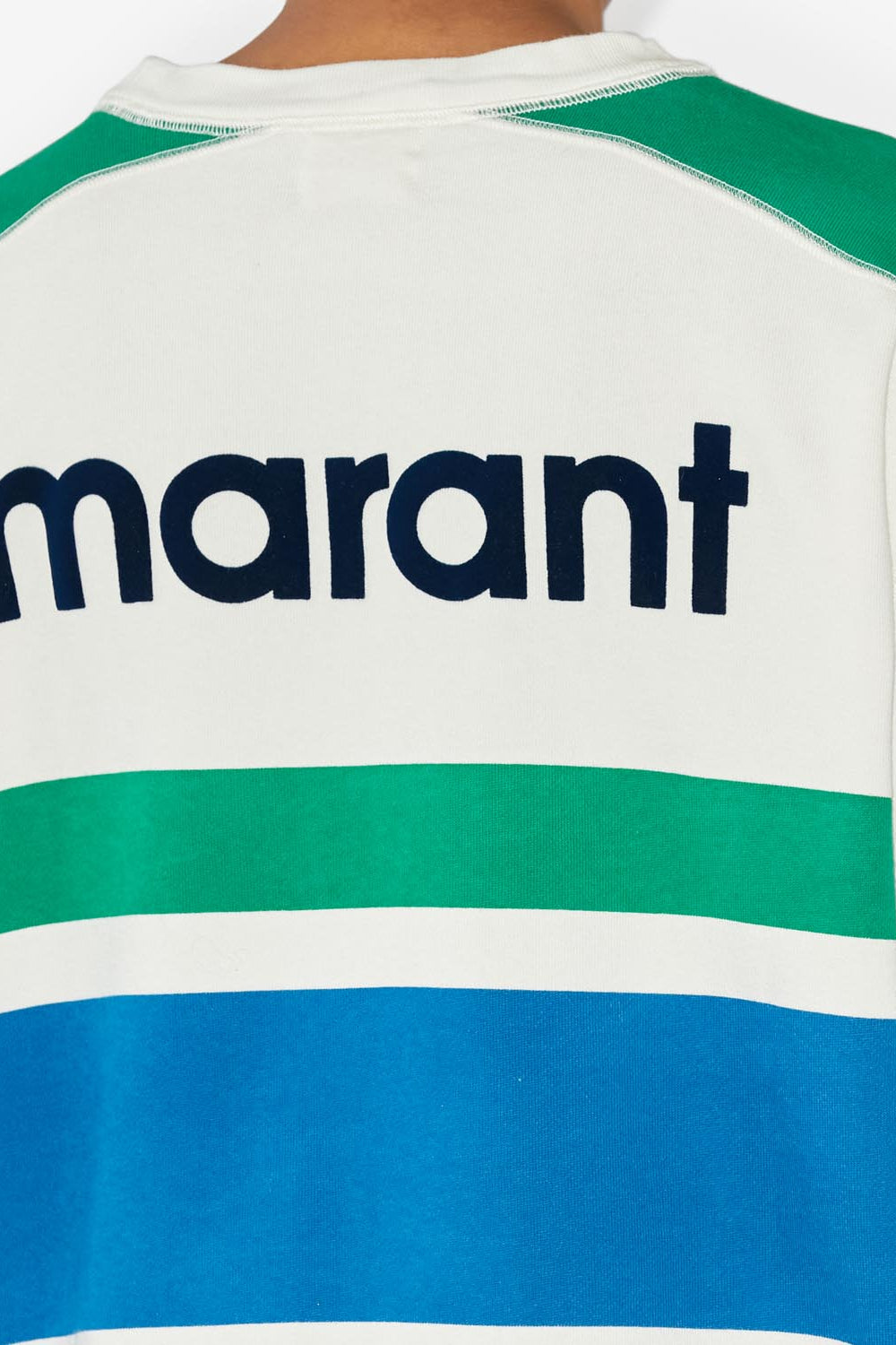 Sweatshirt meyoan - Écru et bleu - Man - 3