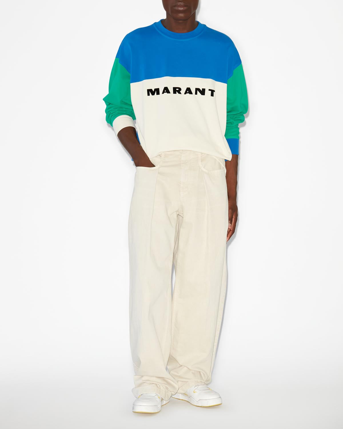 Sweatshirt aftone - Vert émeraude - Man - 1