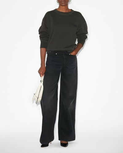 Shad 로고 스웻셔츠 - 검정으로 씻어낸 - Woman - 4