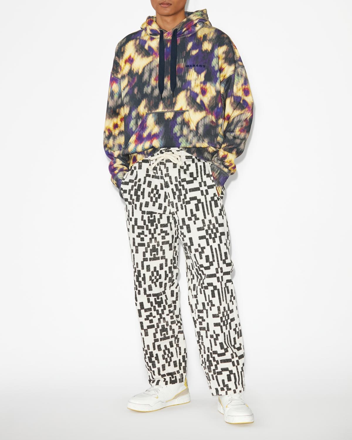 Marvin 로고 스웻셔츠 - Ochre-black - Man - 1