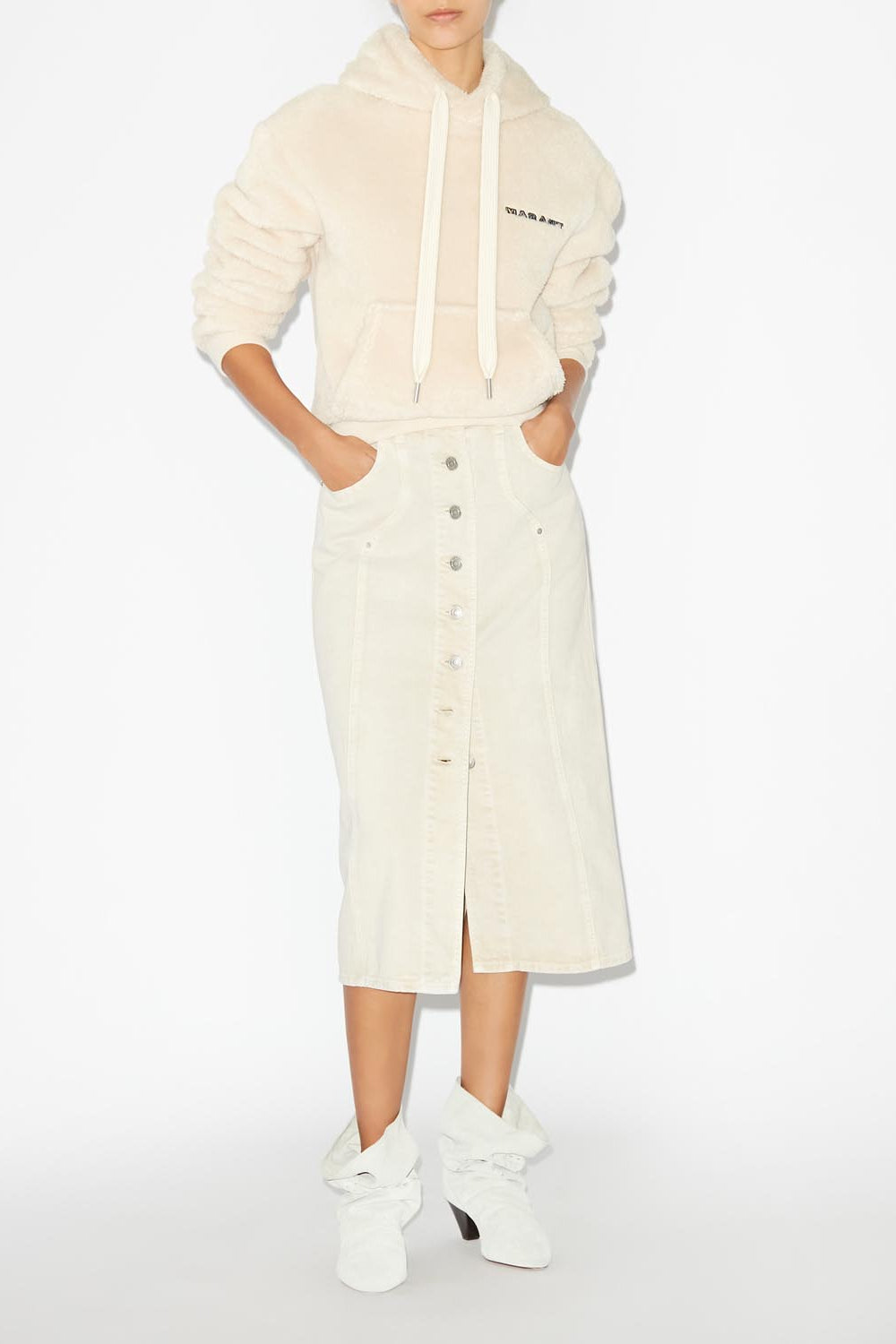 Maeva sweatshirt - Naturfarben - Woman - 2