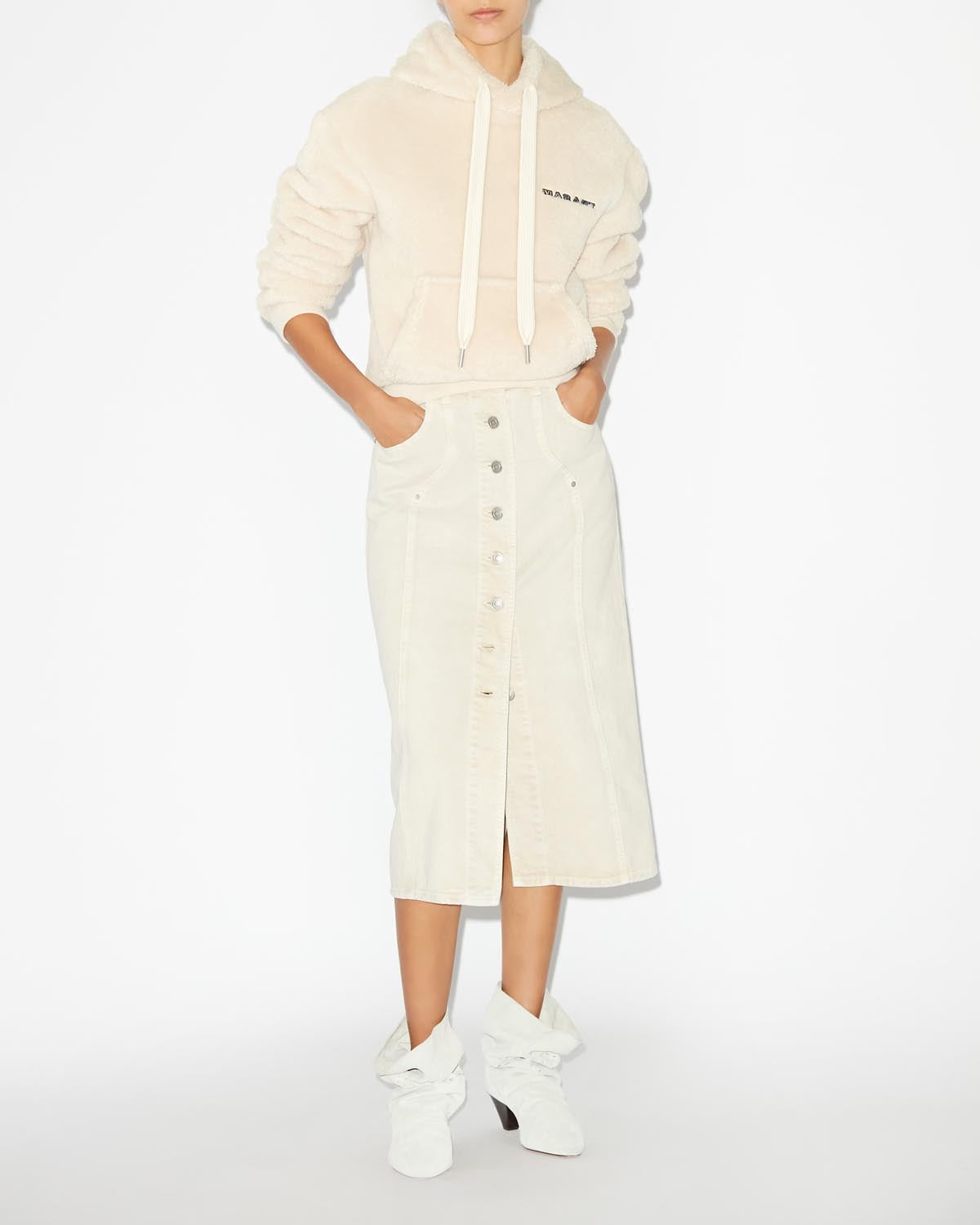 Maeva sweatshirt - Naturfarben - Woman - 1
