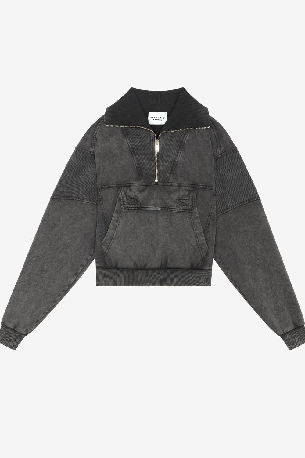 Sudadera phenix - Negro lavado - Woman - 1