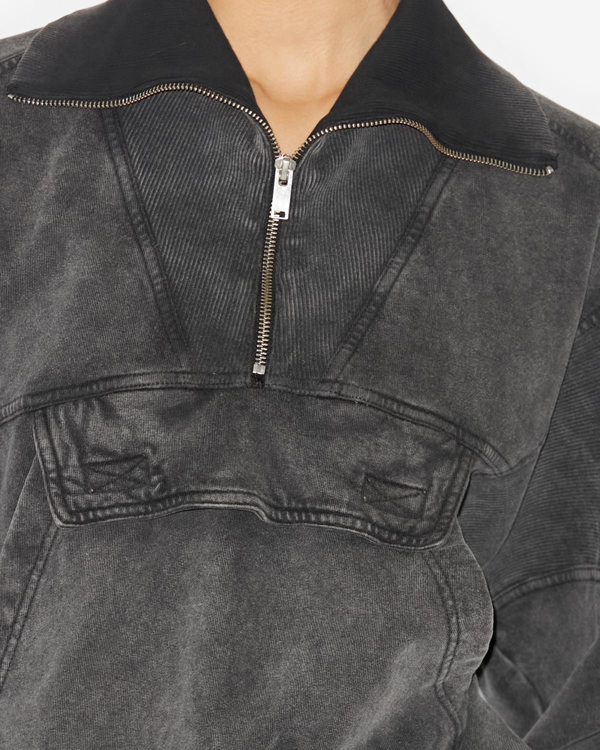 Phenix 스웻셔츠 - 검정으로 씻어낸 - Woman - 2