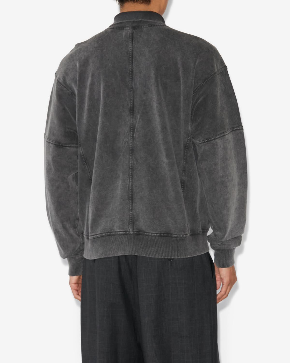 Preston felpa - Nero lavato - Man - 4