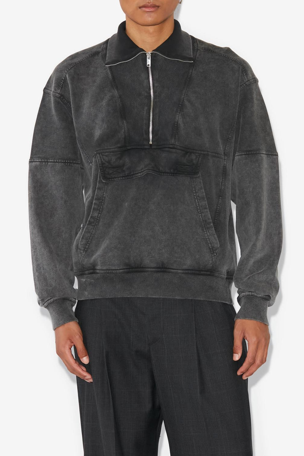 Sweatshirt preston - Noir délavé - Man - 4