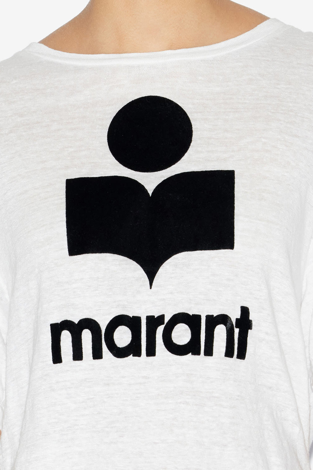 T-shirt zewel mit kurzen ärmeln und logo - Weiß - Woman - 5