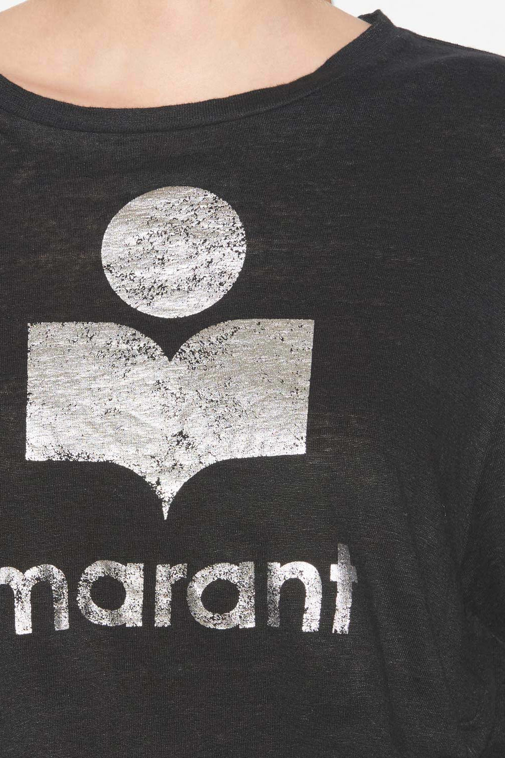 T-shirt zewel mit kurzen ärmeln und logo - Schwarz - Woman - 5