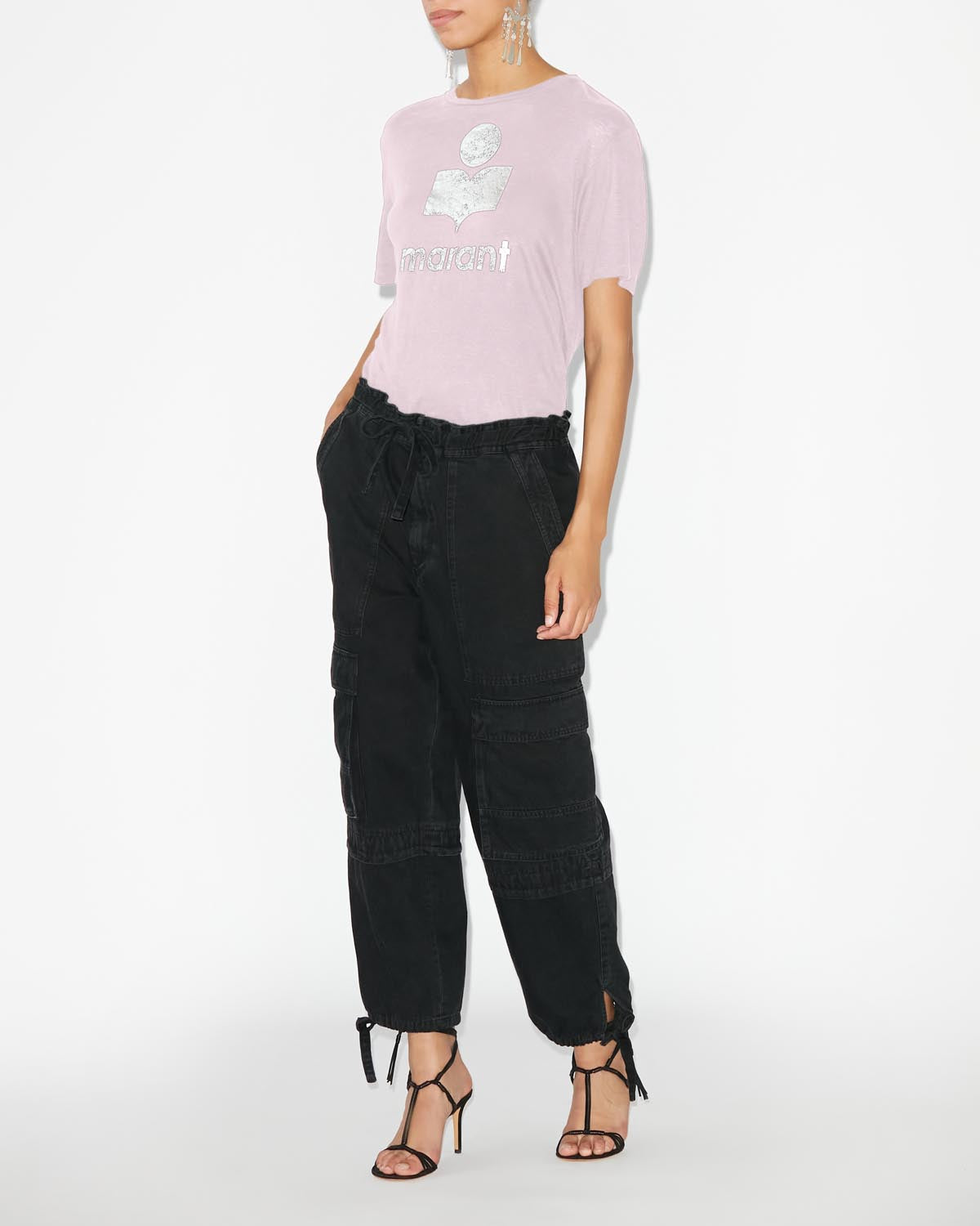Zewel logo t-shirt Woman Pearl rose-silver 4