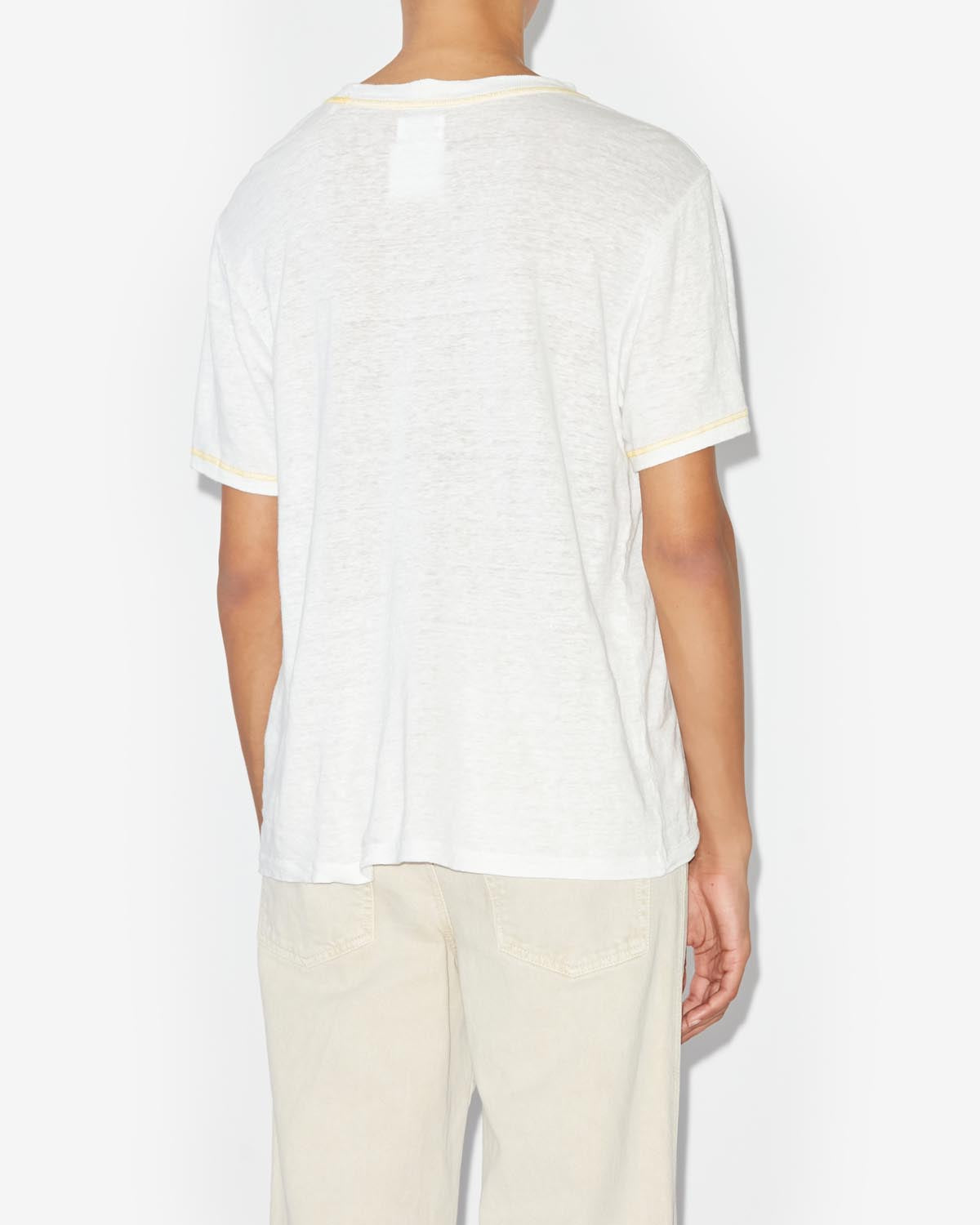 Zewel logo tee-shirt with short sleeves - 白 - Woman - 4