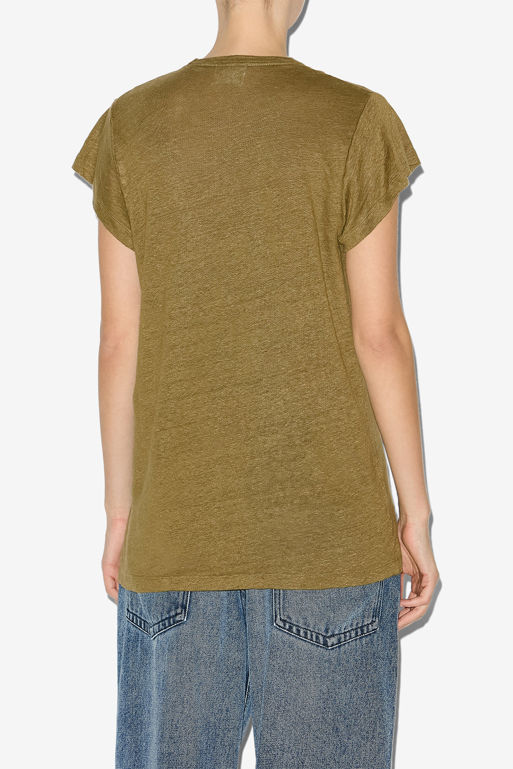 Zankou 無地 リネン製 半袖tシャツ - カーキ - Woman - 5
