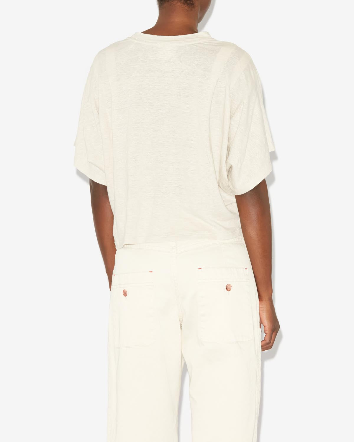 Kyanza ロゴ tシャツ - 生成り - Woman - 4