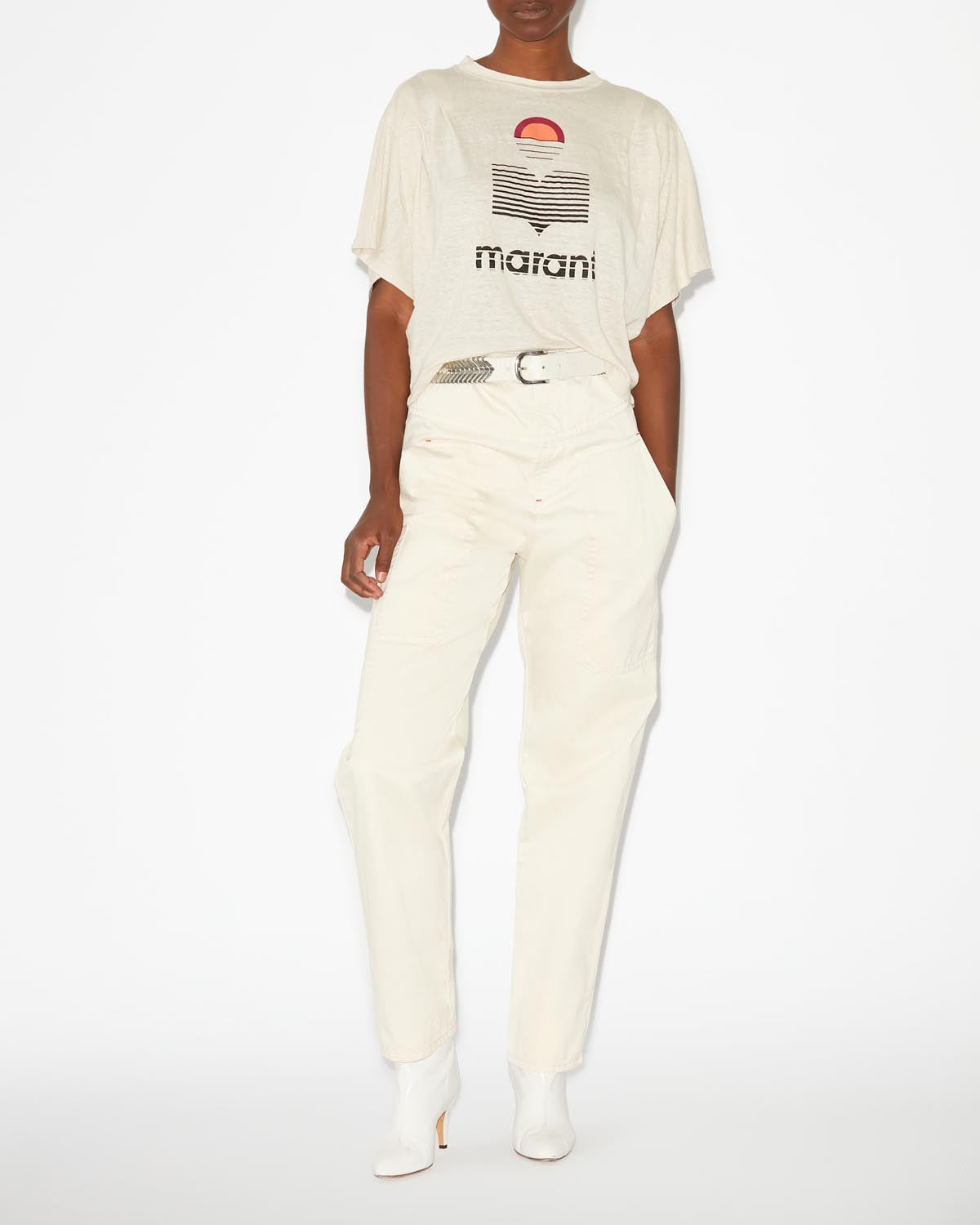 Kyanza ロゴ tシャツ - 生成り - Woman - 1