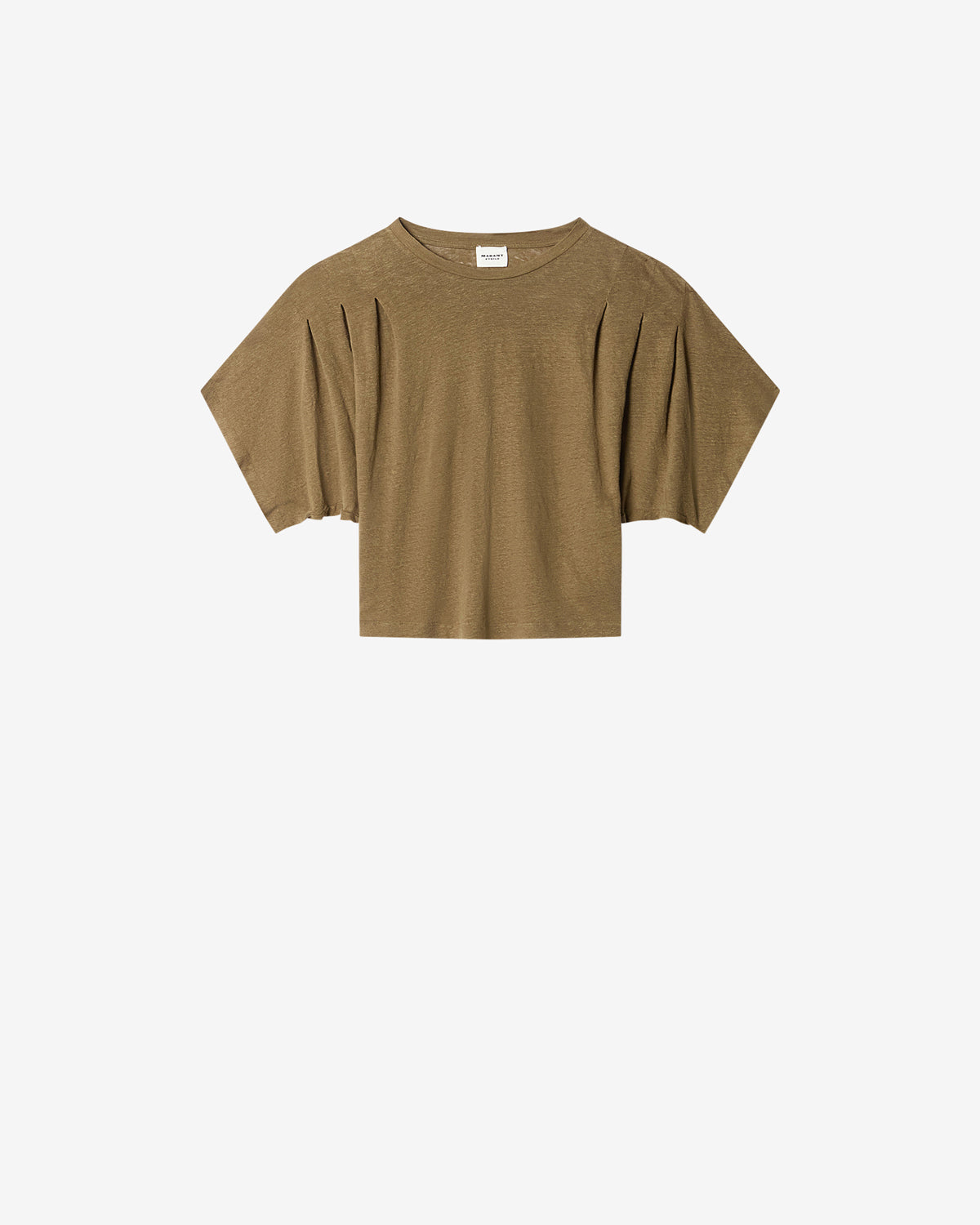 Kyanza linen t-shirt - Dark khaki - Woman - 5