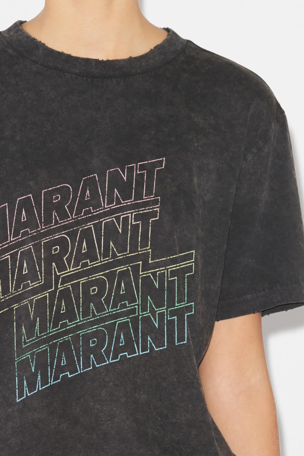 T-shirt zoeline - Noir délavé - Woman - 3